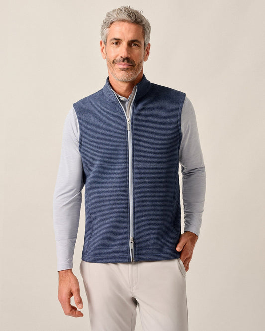 Johnnie-O Men's Reggie Ribbed Performance Vest